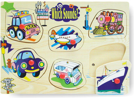 Musical Pegged Musical Cars