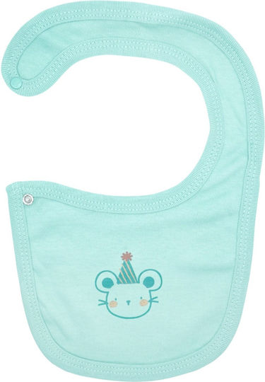Moi Noi Bib from 100% Cotton Turquoise