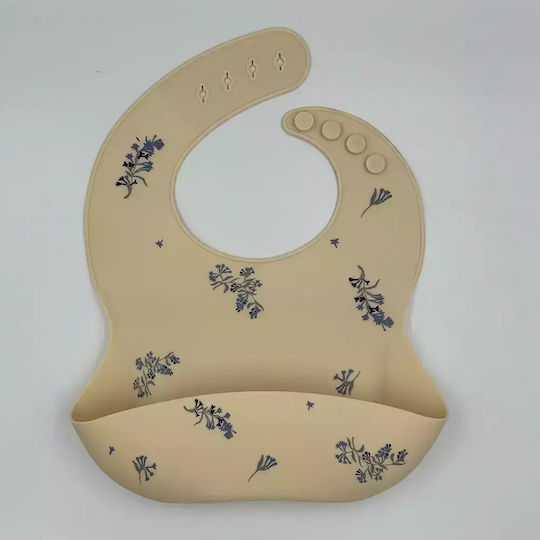 Pandaboo Bib Fabric Beige Rainbow