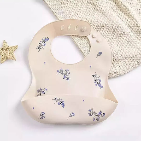 Pandaboo Bib Fabric Beige Rainbow
