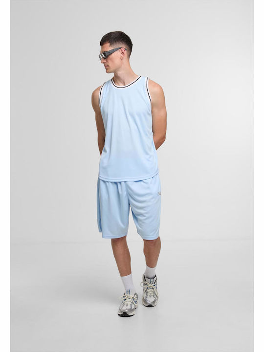 Αθλητικό T-shirt Light Blue, White