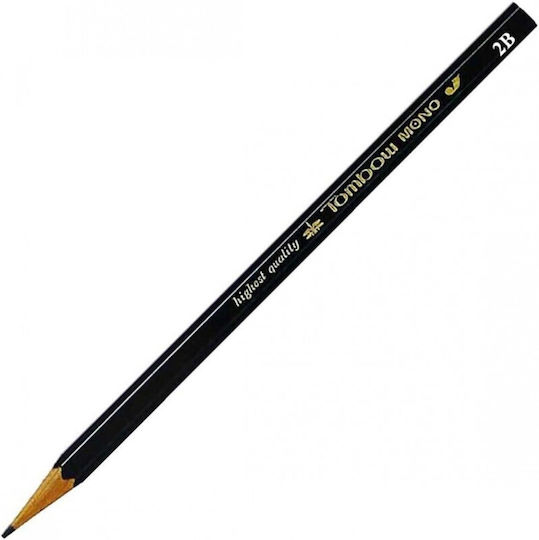 Tombow Комплект 12 Броя Дървени Моливи Черни 2b Mono-j 4901991000856