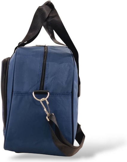 Playful Bags Sack Voyage 24lt Blue Fabric L40xW20xH30cm