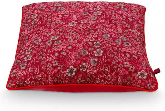 PiP Studio Възглавница за диван Quilted Червена 50x50см