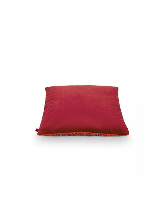 PiP Studio PiP Studio Zierkissen Geprägtes Rotes 50x50cm