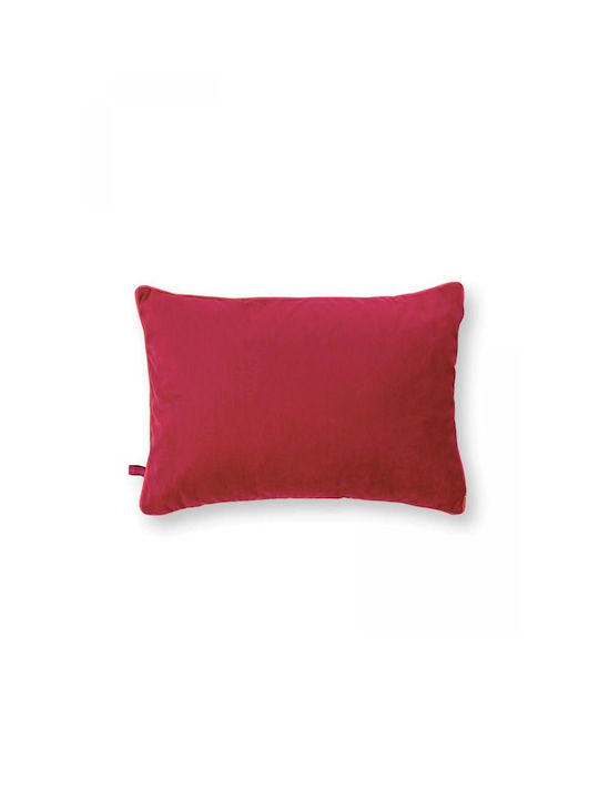 PiP Studio PiP Studio Throw Pillow Sofa Cushion Block Stripes Dark Pink 35x50cm