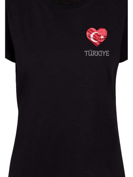 Damen T-Shirt Black