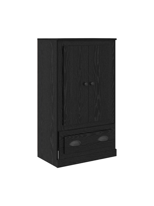 Висулка Витрина за хол от ПДЧ със Стъкло Black Beech 35x60x103.5см