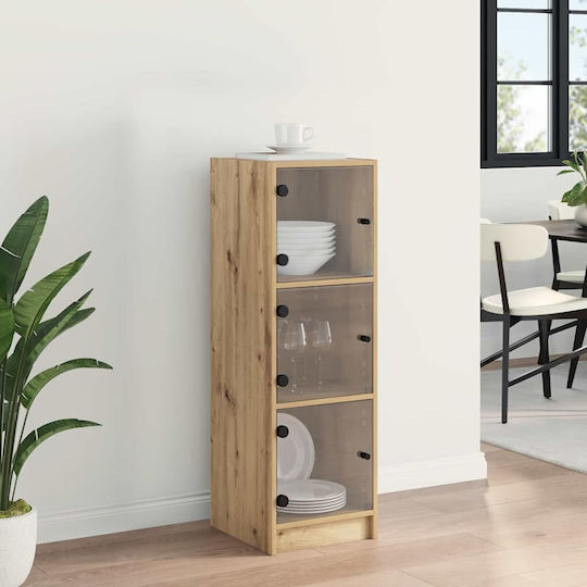 Pandantiv Vitrină de living cu Sticlă 35x37x109cm