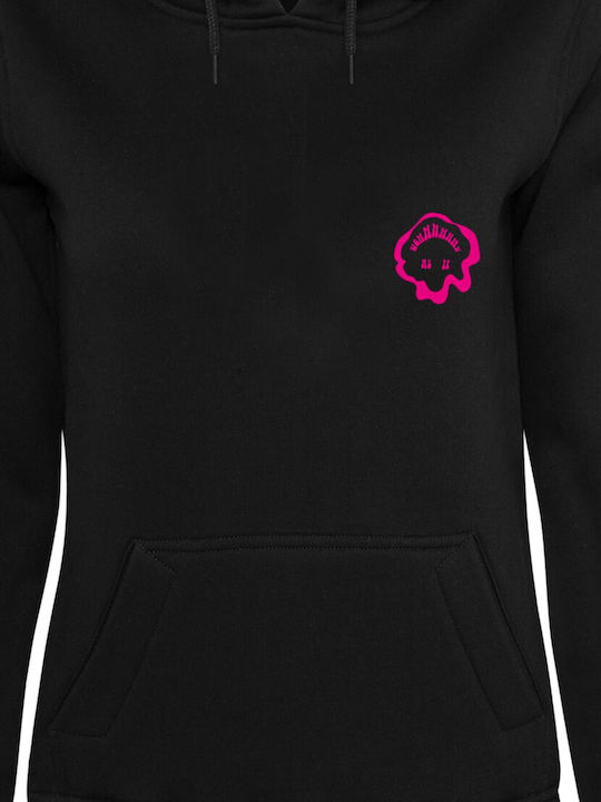 Women's Sweatshirt Hooded Black