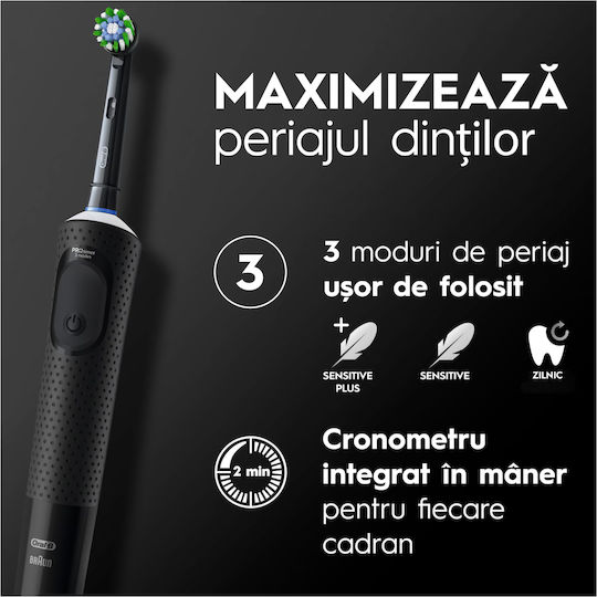 Oral-B Vitality Pro Periuță de dinți electrică cu Temporizator Neagră