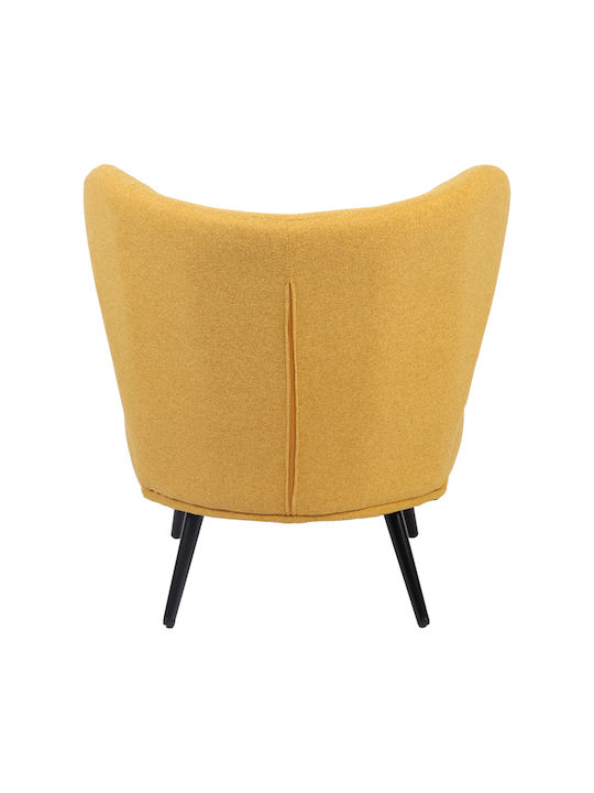 Nagreta Ohrensessel Yellow 77x73x74cm