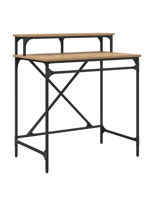 Computer Büro Artisan Holz Artisan Oak mit Metallbeinen 80x50x90cm