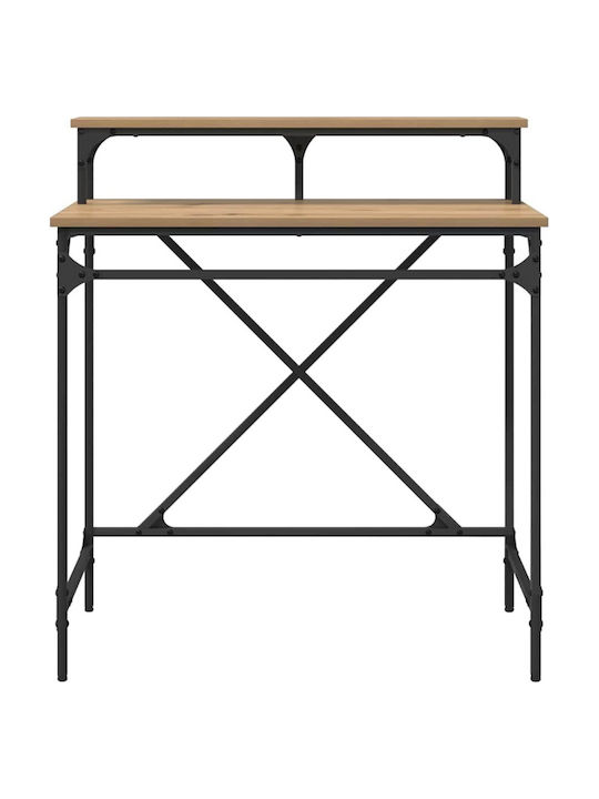 Computer Büro Artisan Holz Artisan Oak mit Metallbeinen 80x50x90cm