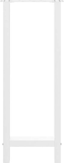 vidaXL Metallic Furniture Leg 2 Pieces Suitable for Table / Coffee Table 50x100x100cm White
