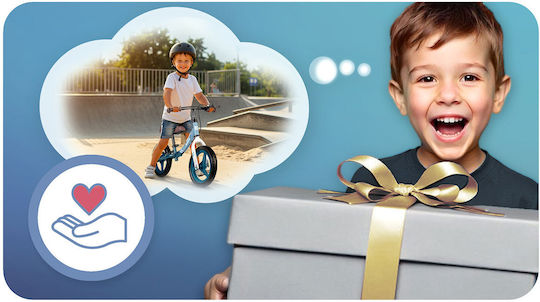 Ricokids Παιδικό Ποδήλατο Ισορροπίας Μπλε