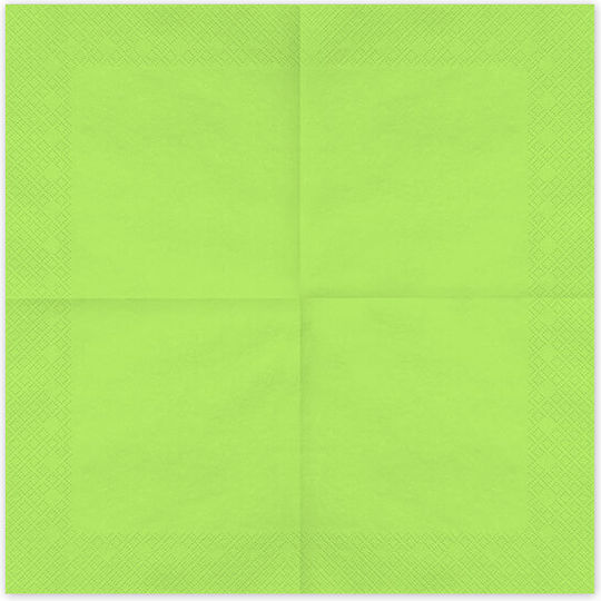 Servetele Pentru Petreceri Verde Deschis 20 Bucăți