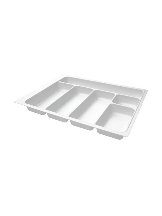 Agoform Tăvi Pentru Tacâmuri De Sertar Din Plastic 29x48cm Albă