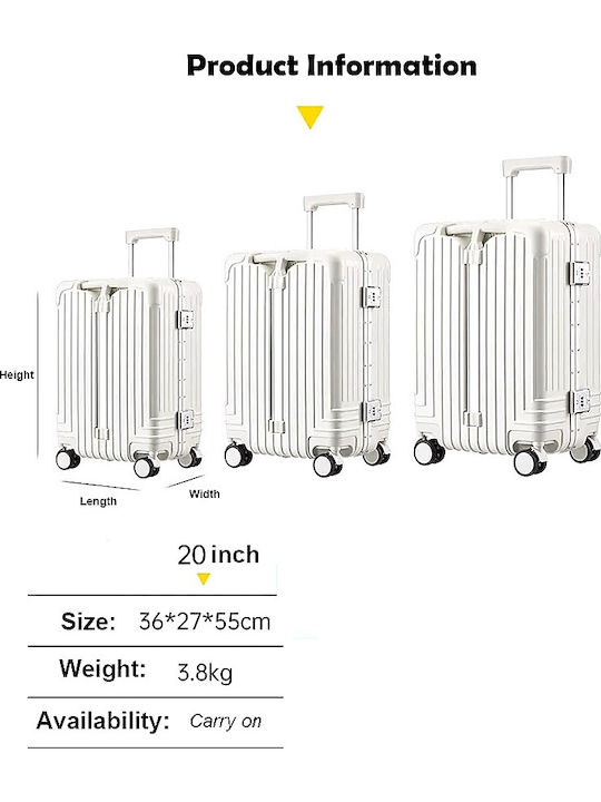 Kinder Reisekoffer Ride-on Handgepäck 20" Sitz Kind 36x27x55cm Abs+pc Aluminiumrahmen 8 Räder Spinner 360° Grün