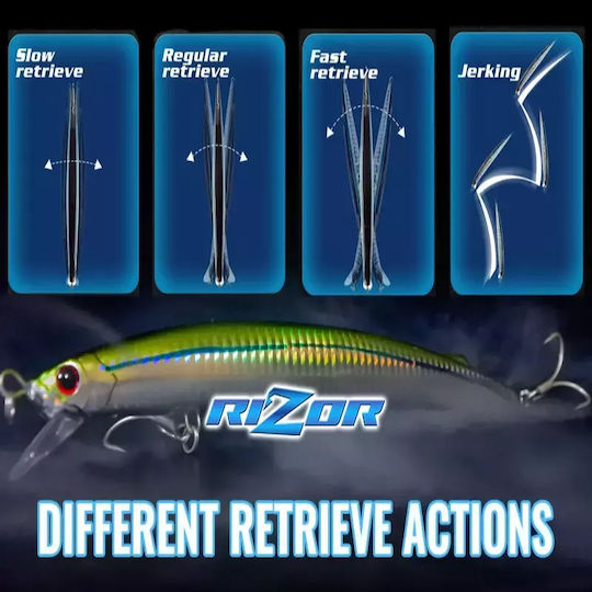 Rizor Artificial Bait Minnow 19cm/36g #05 Flash Iwashi