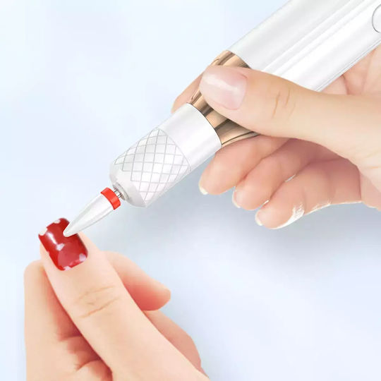 Freza Electrică Unghii Wireless Manichiură-pedichiură Arvada Nailpro M918 Reîncărcabilă 18.000 Rpm 3 Trepte de Viteză Comutator Direcție Design Ergonomic Mov