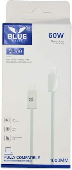 Blue Eagle Vl-10 Fast Charging Data Cable 60w Type C Type C Pink