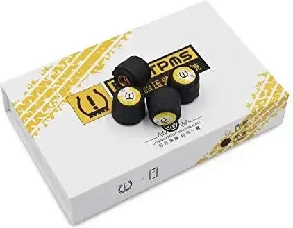 Tire Pressure Monitoring System Bluetooth 4 Sensors Tpms & 5 Alarm Functions