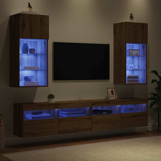 Wohnzimmer TV-Einheit mit Beleuchtung L40.5xB30xH90cm
