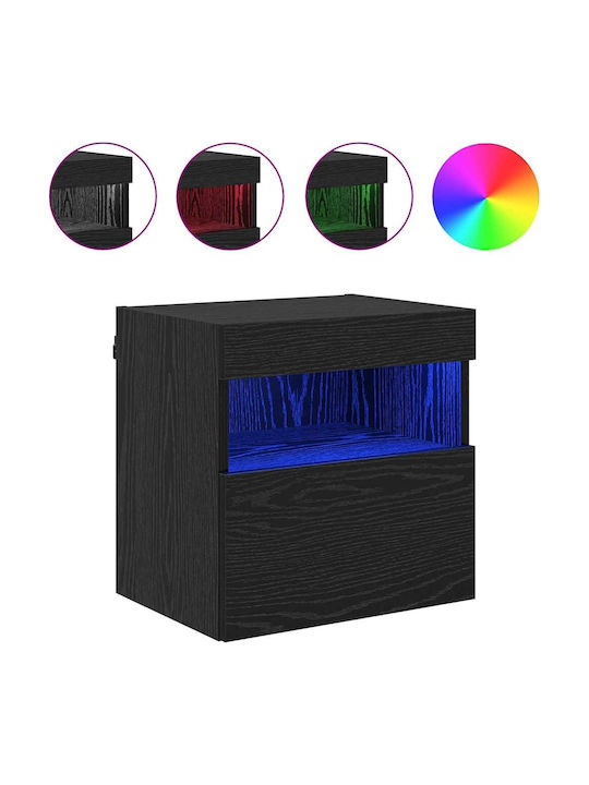 Животно помещение ТВ единица Black Beech с Осветление Д40xШ30xВ40бр