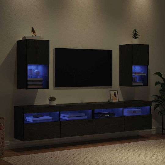 Living Room TV Unit with Lighting L30.5xW30cm