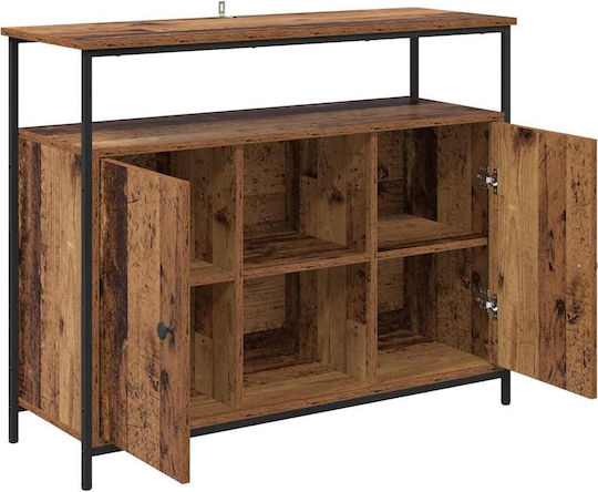 Sideboard Wooden Old Wood 100x35x80cm