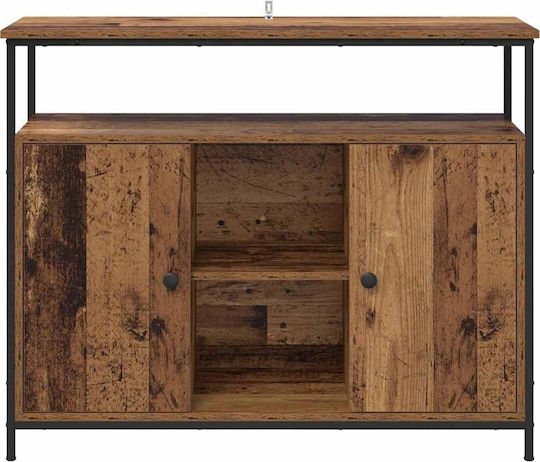 Sideboard Wooden Old Wood 100x35x80cm