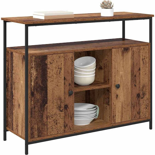 Sideboard Wooden Old Wood 100x35x80cm