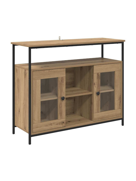 Sideboard Wooden Artisan Oak 100x35x80cm