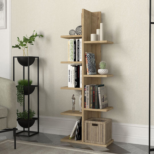 Bibliotecă Tree Sapphire Oak 45x21.4x121.8 cm