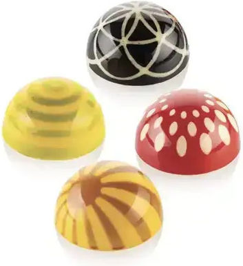 Silikomart Decorating Mold from Plastic 3.1cm