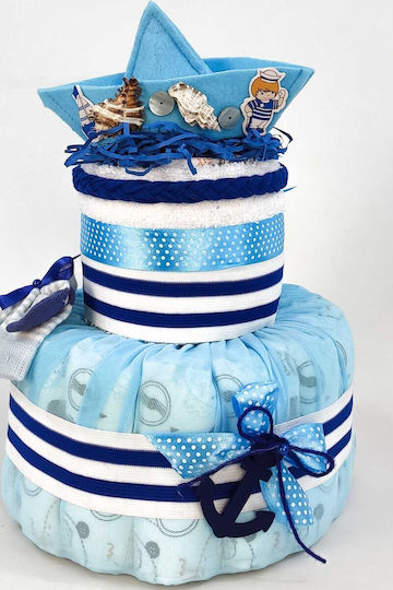 Dama Koupa Diaper Cake pentru Băiat