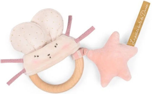 Moulin Roty Ξύλινη Κουδουνίστρα για Νεογέννητα