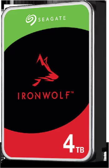 Seagate Ironwolf Nas 4TB HDD Hard Drive 3.5" SATA III 5400rpm with 256MB Cache for NAS ST4000VN006