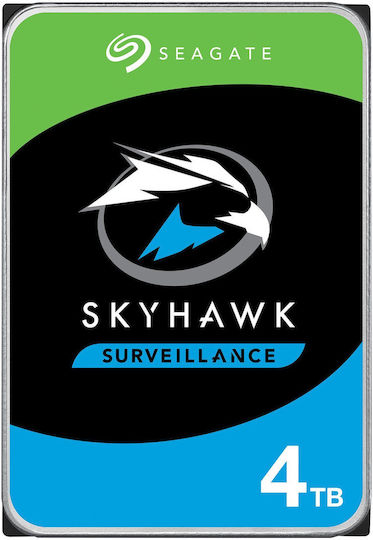 Seagate Skyhawk +Rescue 4TB HDD Hard Drive 3.5" SATA III with 256MB Cache for Recorder ST4000VX016