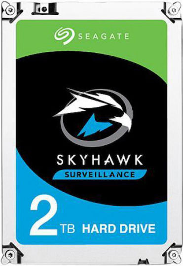 Seagate SkyHawk +Rescue 2TB HDD Hard Drive 3.5" SATA III with 256MB Cache for Desktop / Recorder ST2000VX017