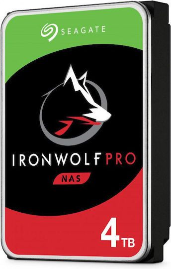 Seagate Ironwolf Pro 4TB HDD Hard Drive 3.5" SATA III 7200rpm with 256MB Cache for NAS ST4000NT001
