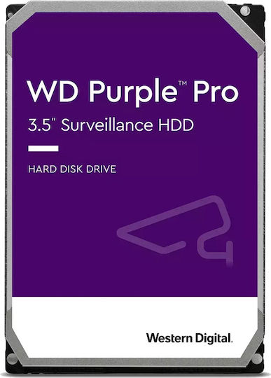 Western Digital Purple 6TB HDD Σκληρός Δίσκος 3.5" SATA III 5400rpm με 256MB Cache για Καταγραφικό WD64PURZ