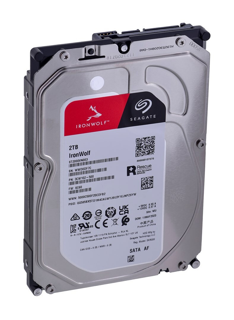 seagate ironwolf 2TB 3.5インチHDD Seagate Ironwolf 2TB HDD Hard Disk 3.5