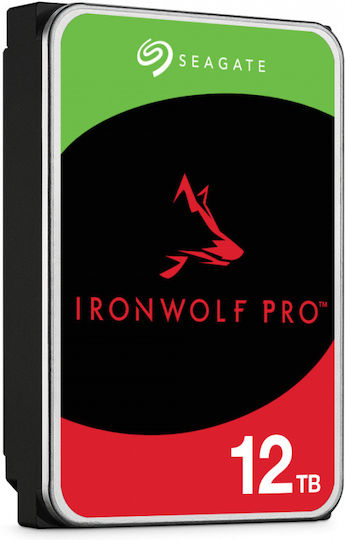 Seagate IronWolf Pro 12TB HDD Hard Drive 3.5" SATA III 7200rpm with 256MB Cache for NAS ST12000NT001