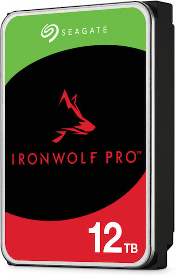 Seagate IronWolf Pro 12TB HDD Hard Drive 3.5" SATA III 7200rpm with 256MB Cache for NAS ST12000NT001