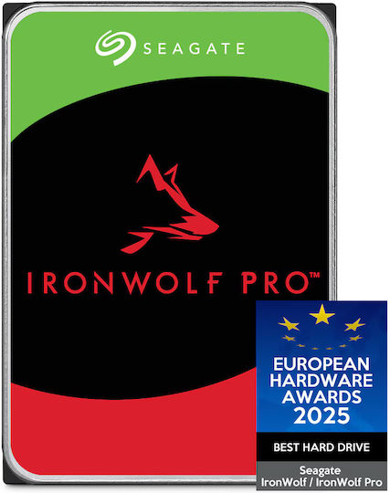 Seagate IronWolf Pro 12TB HDD Hard Drive 3.5" SATA III 7200rpm with 256MB Cache for NAS ST12000NT001