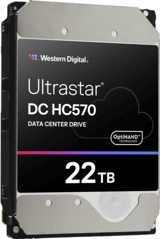 Western Digital Ultrastar DC HC570 22TB HDD Σκληρός Δίσκος 3.5" SATA III 7200rpm με 512MB Cache για Server 0F48155