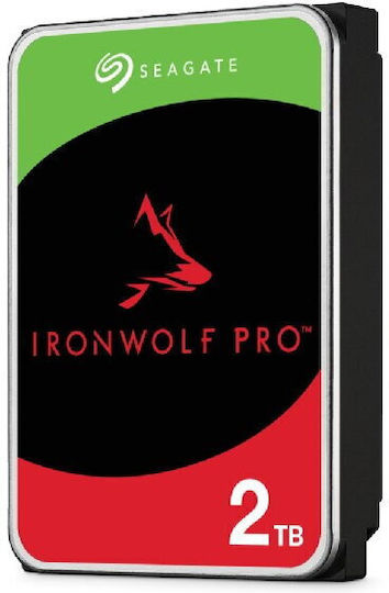 Seagate IronWolf Pro 2TB HDD Hard Drive 3.5" SATA III 7200rpm with 256MB Cache for NAS ST2000NT001