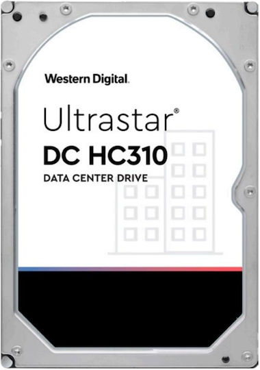 Western Digital Ultrastar DC HC310 7K6 4TB Хард диск Σκληρи дискове 3.5" SATA III 7200обороти в минута с 256МБ Кеш за NAS / Server HUS726T4TALE6L4 0B36040